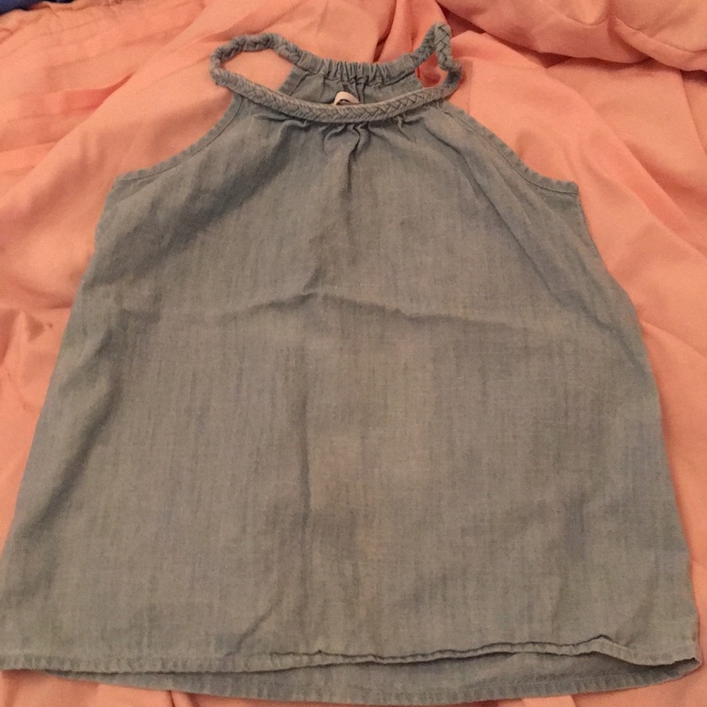 Chambray tank top